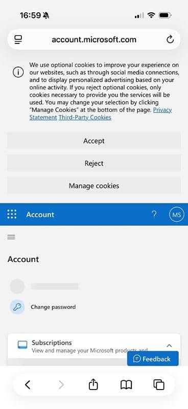 حل مشکل ورود به حساب مایکروسافت بعد از تغییر رمز عبور
